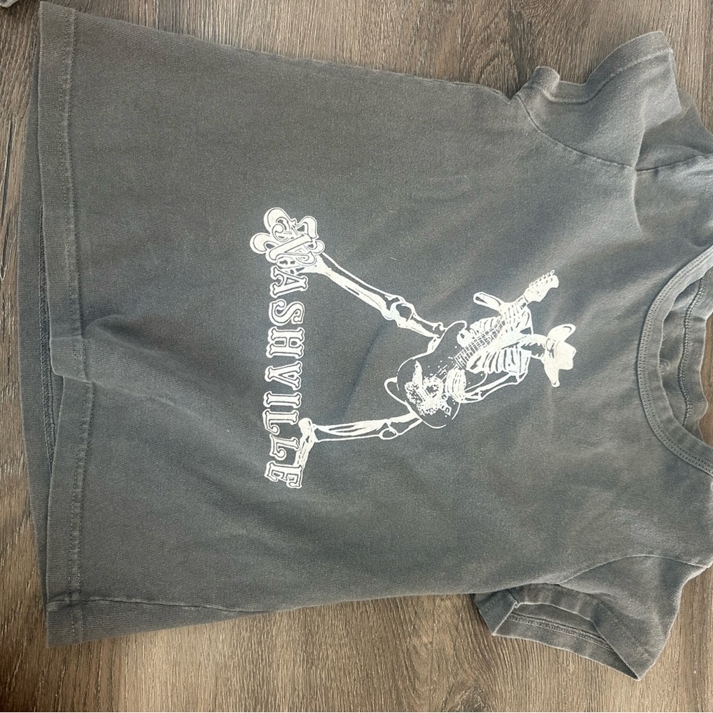 Kids Gray Graphic T-Shirt